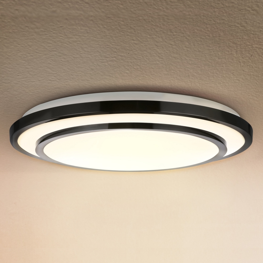 Brilagi - LED loftlampe dæmpbar LUCIANO LED/48W/230V 3000-6500K ø 39 cm sort + fjernbetjening