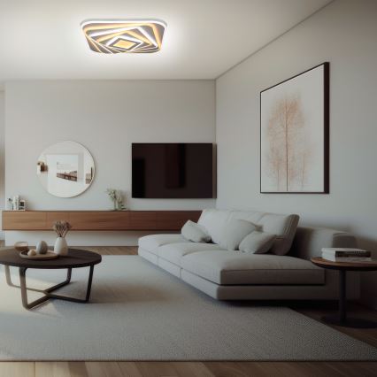 Brilagi - LED loftlampe dæmpbar MODERN LED/210W/230V 2700-6500K 55x55 cm + fjernbetjening