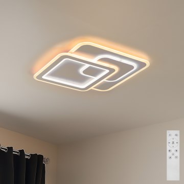 Brilagi - LED loftlampe dæmpbar MODERN LED/80W/230V 2700-6500K 52,5x52,5 cm + fjernbetjening