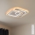 Brilagi - LED loftlampe dæmpbar MODERN LED/80W/230V 2700-6500K 52,5x52,5 cm + fjernbetjening