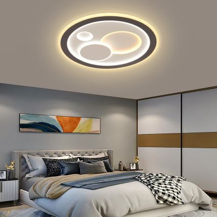Brilagi - LED loftlampe dæmpbar MODERN LED/89W/230V 2700-6500K + fjernbetjening
