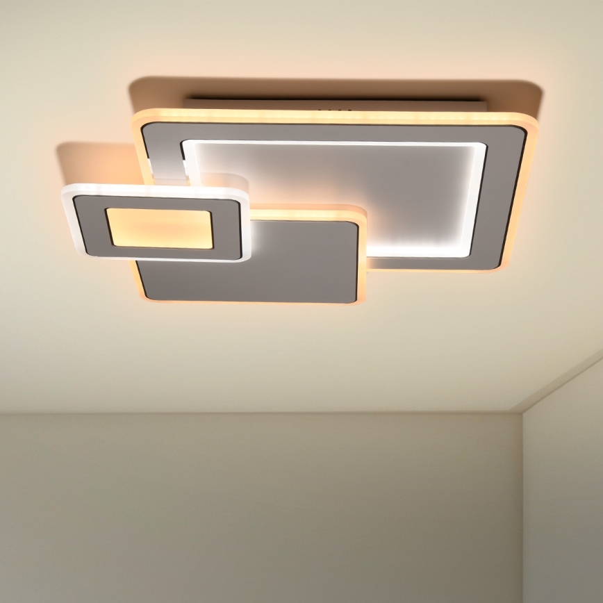 Brilagi - LED loftlampe dæmpbar MODERN LED/93W/230V 2700-6500K 48,5x48,5 cm + fjernbetjening
