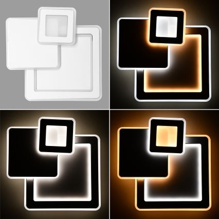 Brilagi - LED loftlampe dæmpbar MODERN LED/93W/230V 2700-6500K 48,5x48,5 cm + fjernbetjening
