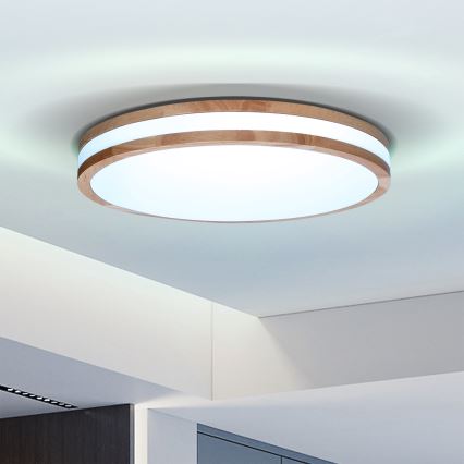 Brilagi - LED loftlampe dæmpbar MOLINA LED/48W/230V 3000-6500K eg diameter 38 cm + fjernbetjening