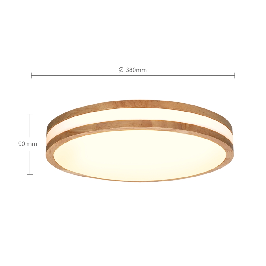 Brilagi - LED loftlampe dæmpbar MOLINA LED/48W/230V 3000-6500K eg diameter 38 cm + fjernbetjening