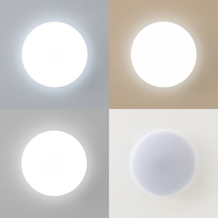 Brilagi - LED loftlampe dæmpbar OPAL LED/24W/230V  3000/4000/6500K + fjernbetjening