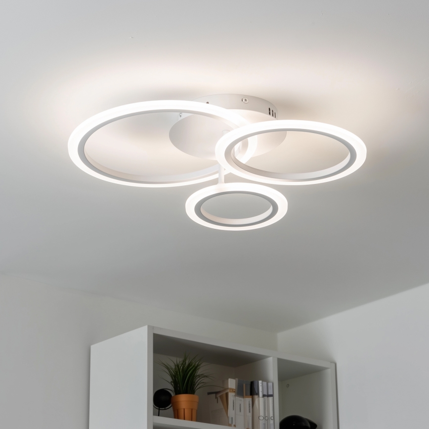Brilagi - LED loftlampe dæmpbar ORBITS LED/40W/230V 3000-6500K hvid + fjernbetjening