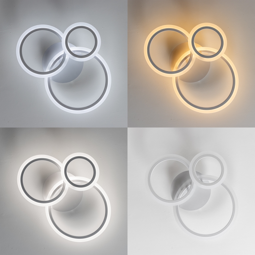 Brilagi - LED loftlampe dæmpbar ORBITS LED/40W/230V 3000-6500K hvid + fjernbetjening