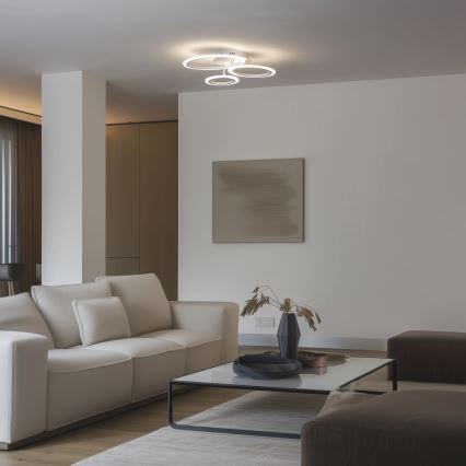 Brilagi - LED loftlampe dæmpbar ORBITS LED/40W/230V 3000-6500K hvid + fjernbetjening