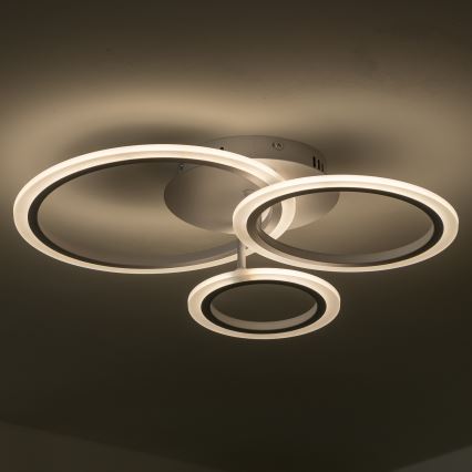 Brilagi - LED loftlampe dæmpbar ORBITS LED/40W/230V 3000-6500K hvid + fjernbetjening
