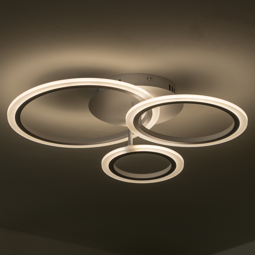 Brilagi - LED loftlampe dæmpbar ORBITS LED/40W/230V 3000-6500K hvid + fjernbetjening