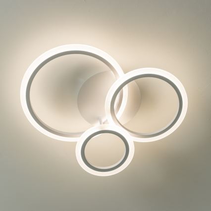 Brilagi - LED loftlampe dæmpbar ORBITS LED/40W/230V 3000-6500K hvid + fjernbetjening