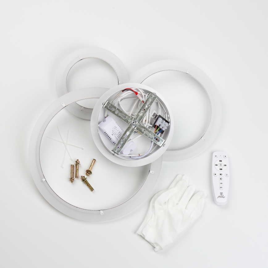 Brilagi - LED loftlampe dæmpbar ORBITS LED/40W/230V 3000-6500K hvid + fjernbetjening