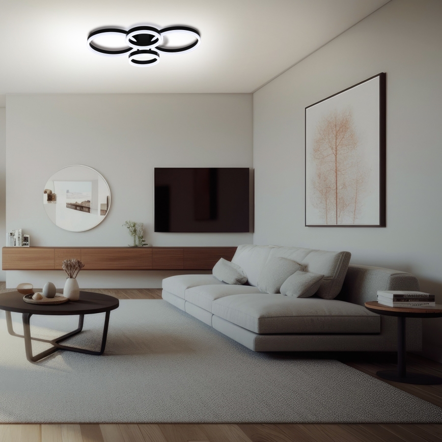 Brilagi - LED loftlampe dæmpbar ORBITS LED/49W/230V 3000/4000/6000K + fjernbetjening