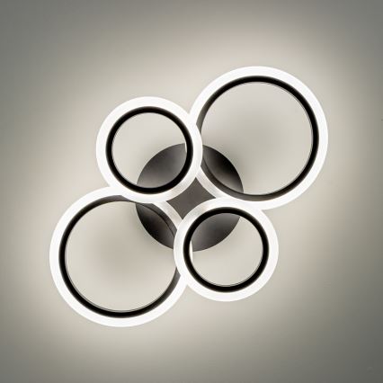 Brilagi - LED loftlampe dæmpbar ORBITS LED/50W/230V 3000-6500K antracit + fjernbetjening