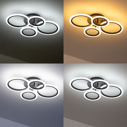 Brilagi - LED loftlampe dæmpbar ORBITS LED/50W/230V 3000-6500K + fjernbetjening