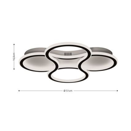Brilagi - LED loftlampe dæmpbar ORELLI LED/53W/230V 3000/4000/6000K + fjernbetjening