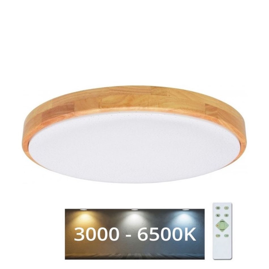 Brilagi - LED loftlampe dæmpbar PINE LED/24W/230V 3000-6500K + fjernbetjening