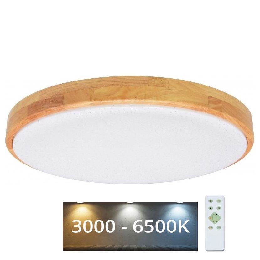 Brilagi - LED loftlampe dæmpbar PINE LED/60W/230V 3000-6500K + fjernbetjening