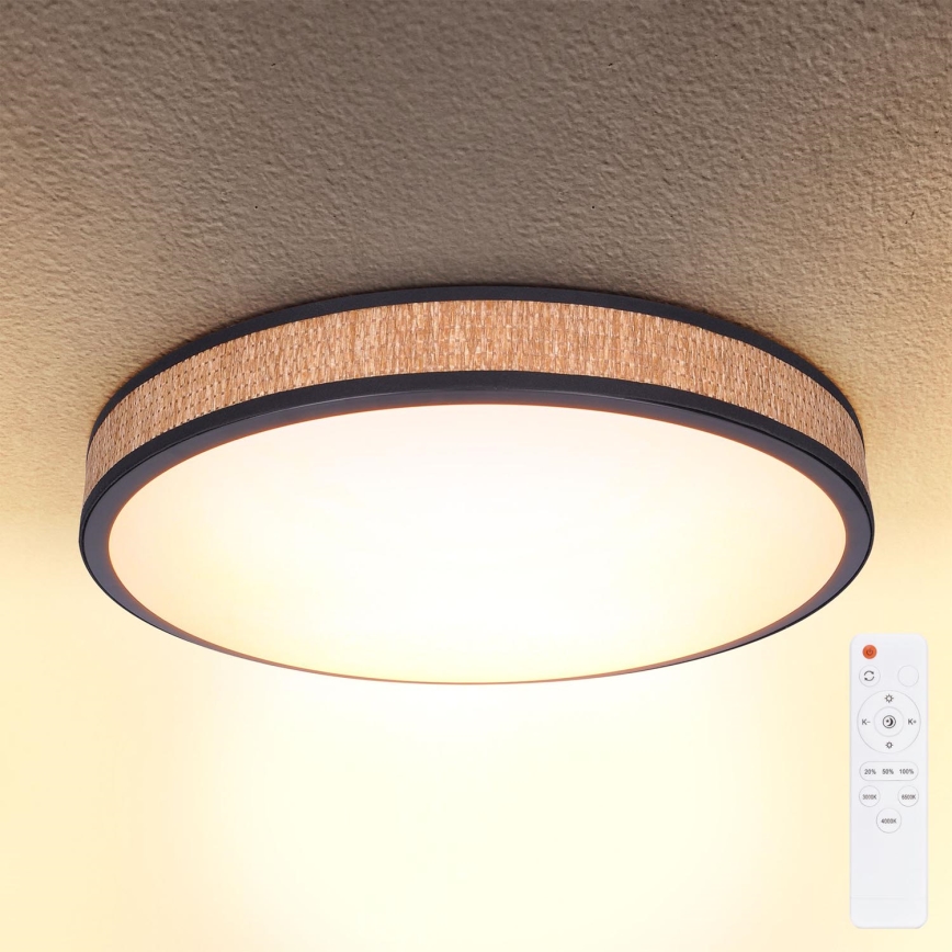 Brilagi - LED loftlampe dæmpbar ROSA LED/48W/230V 3000-6500K diameter 38 cm + fjernbetjening