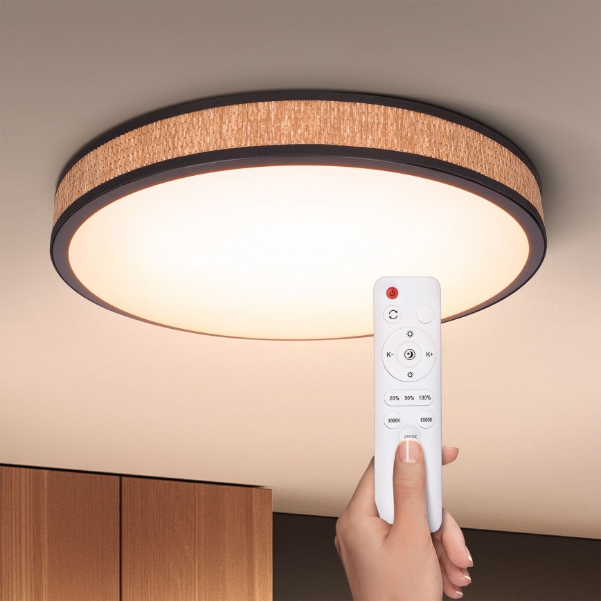 Brilagi - LED loftlampe dæmpbar ROSA LED/48W/230V 3000-6500K diameter 38 cm + fjernbetjening