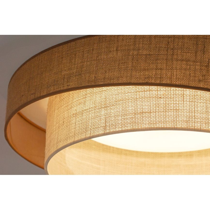 Brilagi - LED loftlampe dæmpbar SHINE LED/24W/230V diameter 60 cm 3000/4000/6500K beige/cremefarvet + fjernbetjening