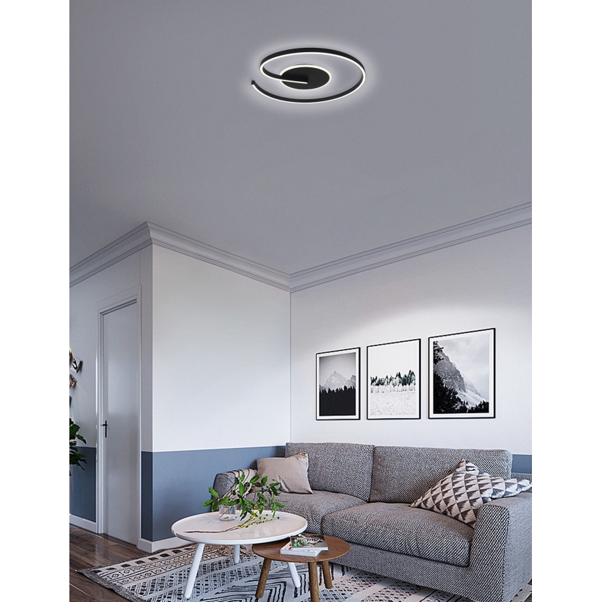 Brilagi - LED loftlampe dæmpbar SPIRAL LED/56W/230V 3000/4000/6000K + fjernbetjening
