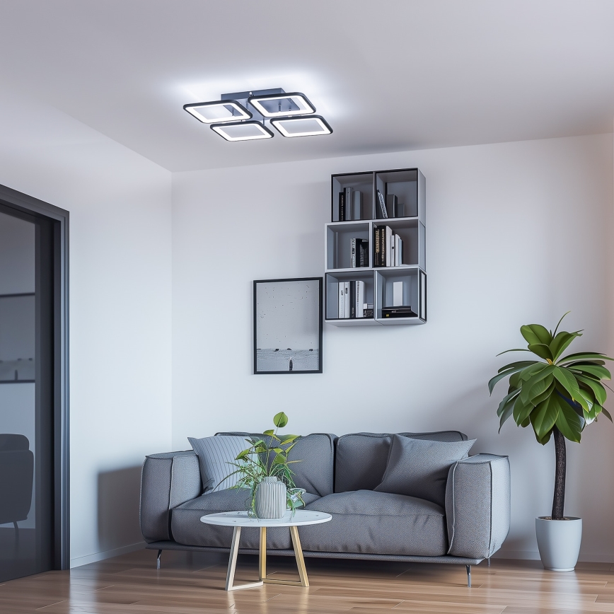 Brilagi - LED loftlampe dæmpbar SQUARED LED/85W/230V 3000-6500K + fjernbetjening