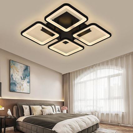 Brilagi - LED loftlampe dæmpbar SQUARED LED/85W/230V 3000-6500K + fjernbetjening