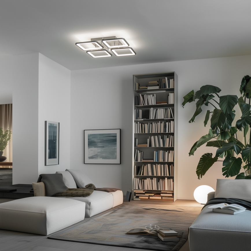 Brilagi - LED loftlampe dæmpbar SQUARED LED/85W/230V 3000-6500K + fjernbetjening