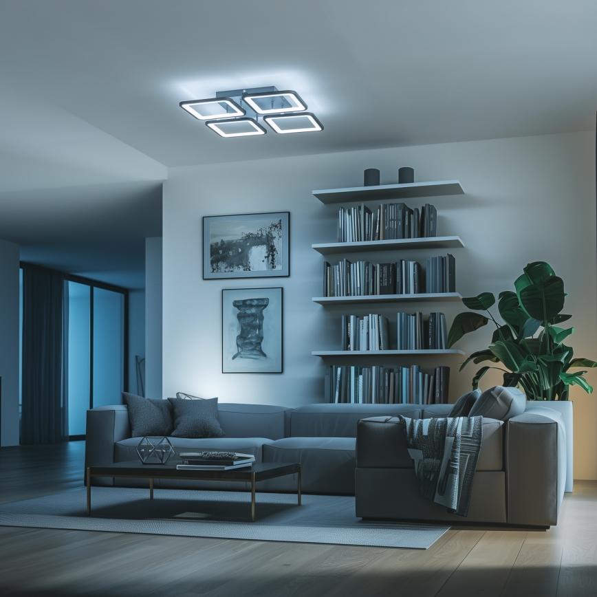 Brilagi - LED loftlampe dæmpbar SQUARED LED/85W/230V 3000-6500K + fjernbetjening