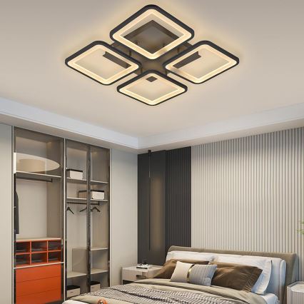 Brilagi - LED loftlampe dæmpbar SQUARED LED/85W/230V 3000-6500K + fjernbetjening