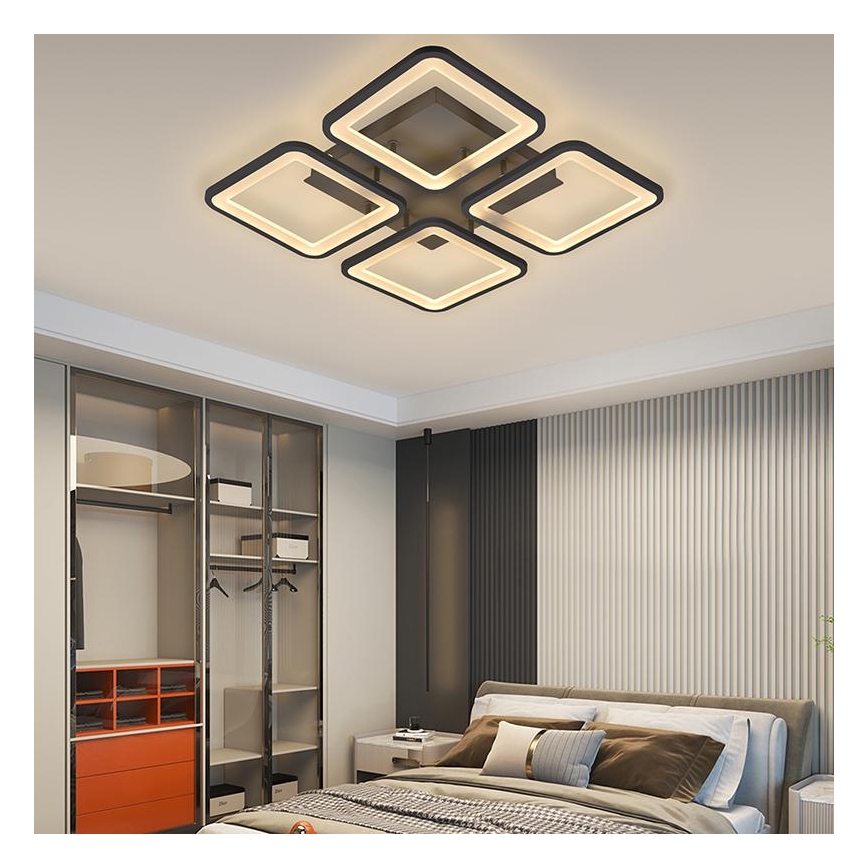 Brilagi - LED loftlampe dæmpbar SQUARED LED/85W/230V 3000-6500K + fjernbetjening