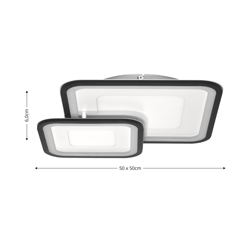 Brilagi - LED loftlampe dæmpbar TANDORA LED/49W/230V 3000/4000/6000K + fjernbetjening