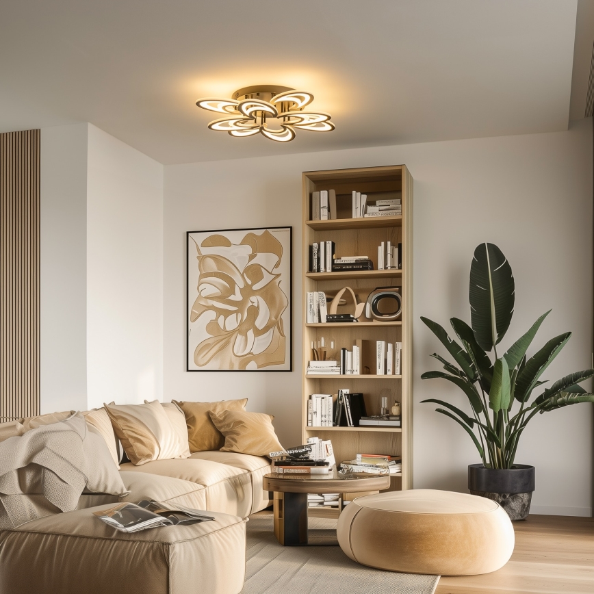 Brilagi - LED loftlampe dæmpbar TWIST LED/125W/230V 3000-6500K + fjernbetjening