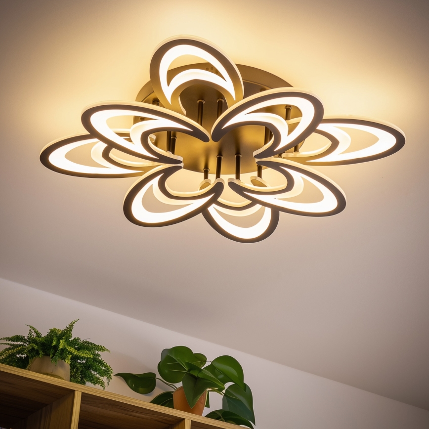 Brilagi - LED loftlampe dæmpbar TWIST LED/125W/230V 3000-6500K + fjernbetjening