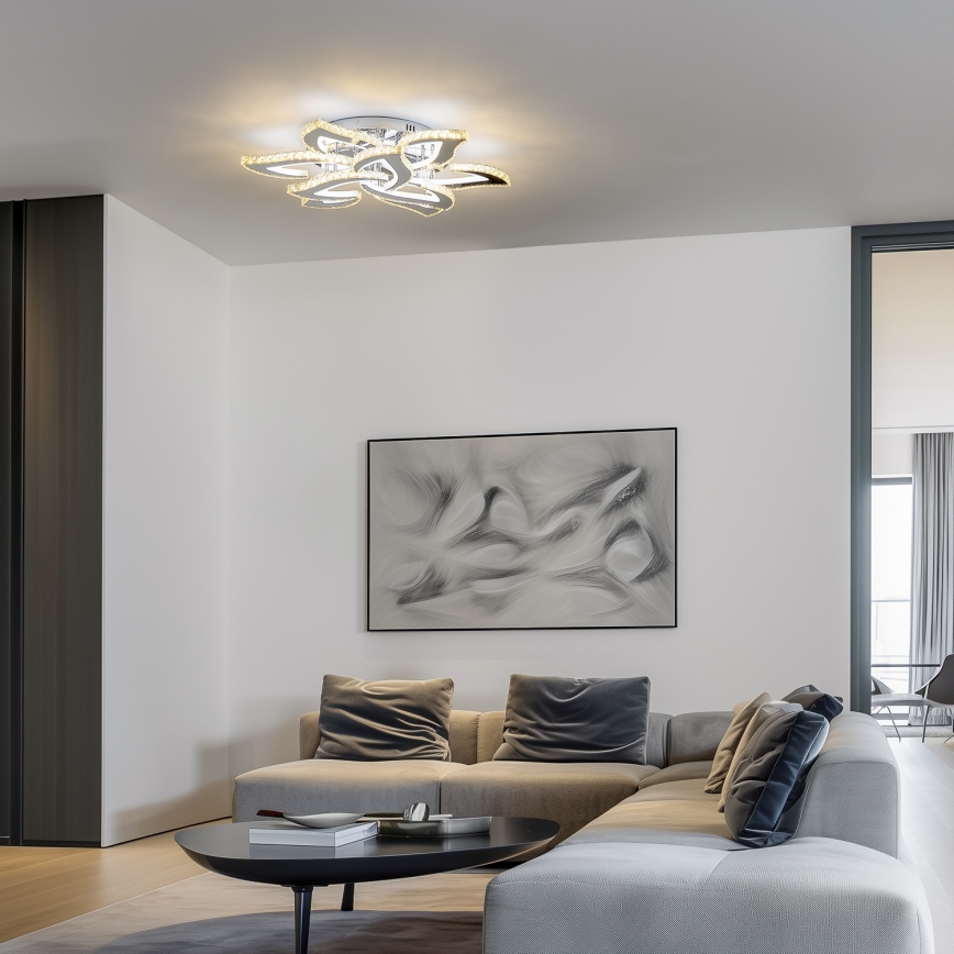 Brilagi - LED loftlampe dæmpbar TWIST LED/180W/230V 3000-6500K + fjernbetjening