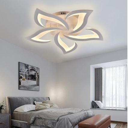 Brilagi - LED loftlampe dæmpbar TWIST LED/55W/230V 3000-6500K hvid + fjernbetjening