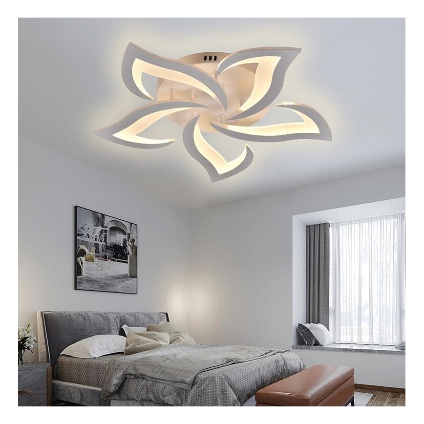 Brilagi - LED loftlampe dæmpbar TWIST LED/55W/230V 3000-6500K hvid + fjernbetjening