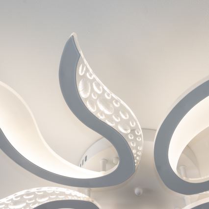 Brilagi - LED loftlampe dæmpbar TWIST LED/65W/230V 3000-6500K hvid + fjernbetjening