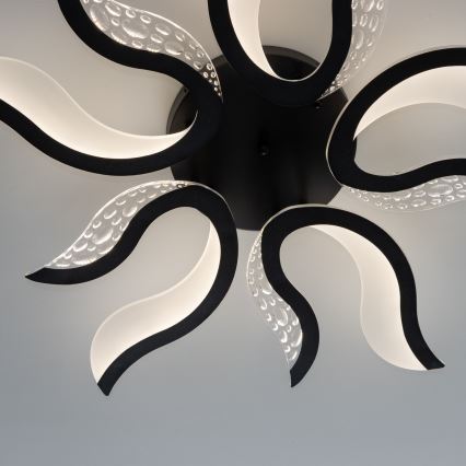 Brilagi - LED loftlampe dæmpbar TWIST LED/65W/230V 3000-6500K sort + fjernbetjening