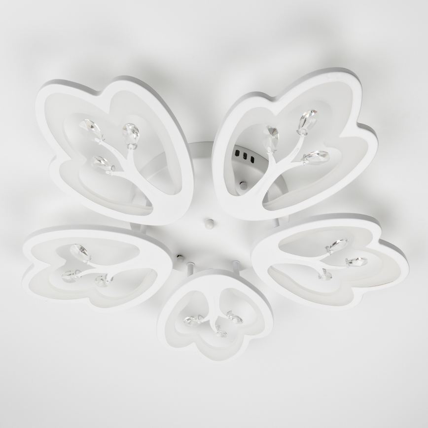Brilagi - LED loftlampe dæmpbar TWIST LED/80W/230V 3000-6500K hvid + fjernbetjening