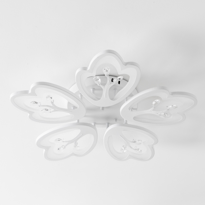 Brilagi - LED loftlampe dæmpbar TWIST LED/80W/230V 3000-6500K hvid + fjernbetjening