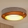 Brilagi - LED loftlampe dæmpbar VEGAS SHINE LED/24W/230V diameter 60 cm 3000/4000/6500K brun + fjernbetjening