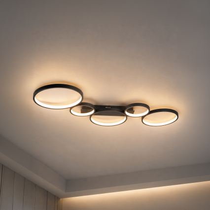 BRILAGI - LED-loftlampe ECHO LED/60W/230V 4000K 45x110 cm sort