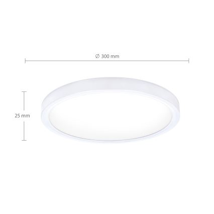Brilagi - LED loftlampe ESTELA LED/18W/230V hvid