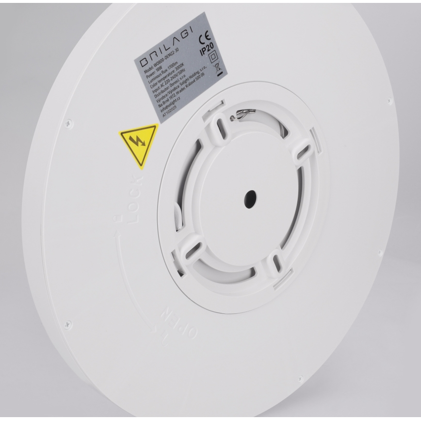 Brilagi - LED-loftlampe ESTELA LED/18W/230V Ø 30 cm hvid