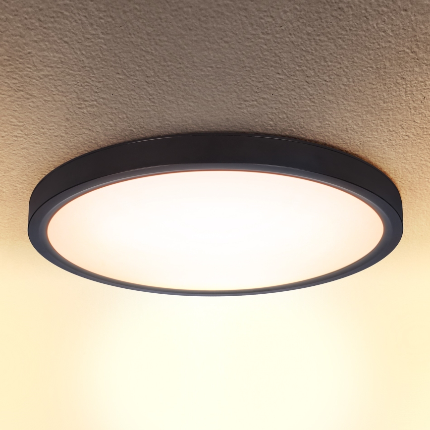 Brilagi - LED loftlampe ESTELA LED/18W/230V sort