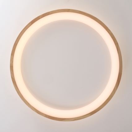 Brilagi - LED loftlampe FALCON WOOD LED/60W/230V 3000/4000/6000K Ø 80 cm træ