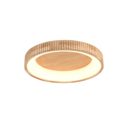 Brilagi - LED-loftlampe FALCON WOOD MODERN LED/40W/230V 3000/4000/6000K Ø 60 cm træ